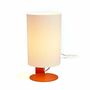 Lampes de table - CLIPAM lampe à poser terracotta avec abat-jours en cotonet - LUXCAMBRA