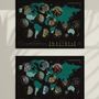 Decorative objects - Scratch off wine map - World - 1020 DÉGUSTATIONS