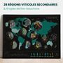 Decorative objects - Scratch off wine map - World - 1020 DÉGUSTATIONS