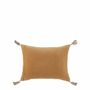 Coussins textile - Housse de coussin MATTEO velours de coton abricot 30x40 - BLANC D'IVOIRE
