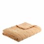 Bed linens - CHLOE bedspread washed linen apricot 180x230 - BLANC D'IVOIRE