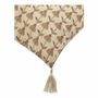 Fabric cushions - DAPHNE beige cotton cushion cover 50x50 - BLANC D'IVOIRE