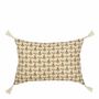 Coussins textile - Housse de coussin DAPHNE coton beige 40x60 - BLANC D'IVOIRE