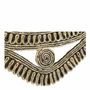 Tapis - Tapis KISHI jute naturel blanc et noir 200 - BLANC D'IVOIRE