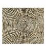 Tapis - Tapis KISHI jute naturel blanc et noir 200 - BLANC D'IVOIRE