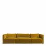 Sofas - LOU sofa saffron velvet central module 130x92x74.5 - BLANC D'IVOIRE