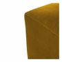 Ottomans - LOU saffron velvet pouf for LOU sofa 130x92x41 - BLANC D'IVOIRE