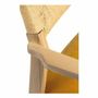Chairs - PALOMA chair saffron velvet ash blond wood finish 60.5x54x87 - BLANC D'IVOIRE