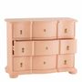 Chests of drawers - CARLOTTA PM chest of drawers pastel pink 105x44x82 - BLANC D'IVOIRE