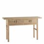 Consoles - Console BAO orme naturel recyclé 145x45x85 - BLANC D'IVOIRE