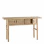 Consoles - Console BAO orme naturel recyclé 145x45x85 - BLANC D'IVOIRE