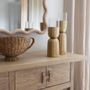 Consoles - Console BAO orme naturel recyclé 145x45x85 - BLANC D'IVOIRE