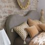 Têtes de lit - Tête de lit SERENA tissu gris 181x11X122 - BLANC D'IVOIRE