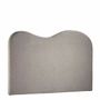 Têtes de lit - Tête de lit SERENA tissu gris 181x11X122 - BLANC D'IVOIRE