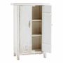 Wardrobe - BAO sideboard recycled white elm 80x35x145 - BLANC D'IVOIRE