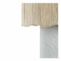 Lampes à poser - Lampe LEO papier mâché et AJ cylindrique jute blanche dia 32,5x46 - BLANC D'IVOIRE