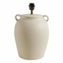 Table lamps -
AMPHORE white ceramic lamp base dia 29x44.5 - BLANC D'IVOIRE