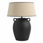 Table lamps -
AMPHORE black ceramic lamp base dia 29x44.5 - BLANC D'IVOIRE
