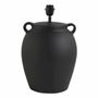 Table lamps -
AMPHORE black ceramic lamp base dia 29x44.5 - BLANC D'IVOIRE