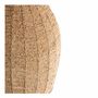 Hanging lights - GAYA suspension natural and golden wooden beads dia 47x52 - BLANC D'IVOIRE