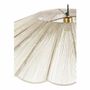 Hanging lights - MARGUERITE suspension white jute and metal dia 90x16 - BLANC D'IVOIRE