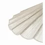 Suspensions - Suspension MARGUERITE jute blanche et métal dia 90x16 - BLANC D'IVOIRE