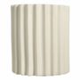 Wall lamps - OLYMPE wall light non-electrified beige ceramic 20x11.9x21.9 - BLANC D'IVOIRE