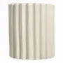 Wall lamps - OLYMPE wall light non-electrified beige ceramic 20x11.9x21.9 - BLANC D'IVOIRE