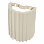 Wall lamps - OLYMPE wall light non-electrified beige ceramic 20x11.9x21.9 - BLANC D'IVOIRE