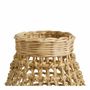 Vases - Vase UMALA rotin naturel et métal - Petit modèle - dia 29x61,5 - BLANC D'IVOIRE