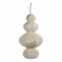 Suspensions - Suspension SORA métal et tissu mesh crème 49x49x84 - BLANC D'IVOIRE
