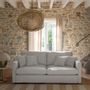 Suspensions - Suspension NAKISHA rotin naturel dia 65x48 - BLANC D'IVOIRE