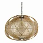 Hanging lights - NAKISHA natural rattan pendant light dia 65x48 - BLANC D'IVOIRE