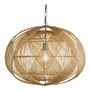 Suspensions - Suspension NAKISHA rotin naturel dia 65x48 - BLANC D'IVOIRE