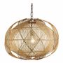 Suspensions - Suspension NAKISHA rotin naturel dia 65x48 - BLANC D'IVOIRE