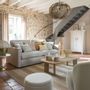 Suspensions - Suspension NAKISHA rotin naturel dia 65x48 - BLANC D'IVOIRE