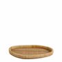 Decorative objects - Set of 3 GALIA natural rattan trays 60x40, 52.5x34.5 and 45.5x28 - BLANC D'IVOIRE