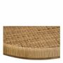 Decorative objects - Set of 3 GALIA natural rattan trays 60x40, 52.5x34.5 and 45.5x28 - BLANC D'IVOIRE