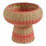 Decorative objects - Decorative cut HOKA natural paper rope and coral dia 33x28 - BLANC D'IVOIRE
