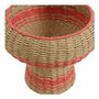 Decorative objects - Decorative cut HOKA natural paper rope and coral dia 33x28 - BLANC D'IVOIRE