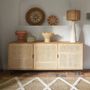 Decorative objects - Decorative cut HOKA natural paper rope and coral dia 33x28 - BLANC D'IVOIRE