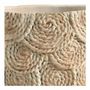 Baskets - OSA cream cement plant pot - Small model - 21x20.5x18.5 - BLANC D'IVOIRE