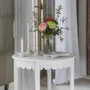 Bougies - Bougeoir sur pied Papillon en céramique blanche - MATHILDE M.