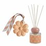 Caskets and boxes - 40 ml perfume diffuser box and Bain de Soleil decor - Mango Sorbet - MATHILDE M.