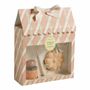 Caskets and boxes - 40 ml perfume diffuser box and Bain de Soleil decor - Mango Sorbet - MATHILDE M.