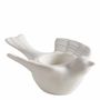 Candles - Mésange candle holder in white ceramic biscuit - MATHILDE M.