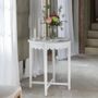 Candles - Bird standing candle holder in white ceramic - MATHILDE M.