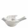 Bougies - Bougeoir Mésange en biscuit de céramique blanche - MATHILDE M.
