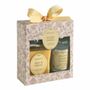 Caskets and boxes - Perfumed box of dry oil 100 ml and mist 75 ml - Soleil Pastel - MATHILDE M.