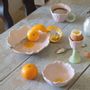 Bowls - Tulip bowl in light pink stoneware dia 19 x 4.7 cm - MATHILDE M.